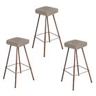 Kit 03 Banqueta Alta Lira Eiffel Industrial Cozinha Bar Balcã