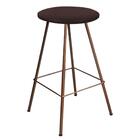 Kit 03 Banqueta Alta Loni Eiffel Bronze Marrom