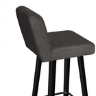 Kit 03 Banqueta Alta Loni Eiffel Preto Vermelho