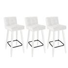 Kit 03 Banqueta Alta Lucy Branco Branco