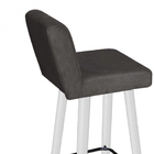 Kit 03 Banqueta Alta Lucy Com Encosto Cozinha Bar Balcão Bist