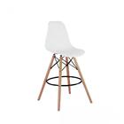 Kit 03 Banqueta Eiffel - Branco Branco