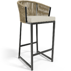 Kit 03 Banqueta Para Área Gourmet Cozinha Varanda Corda Náuti