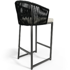 Kit 03 Banqueta Para Área Gourmet Cozinha Varanda Corda Náuti