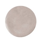 Kit 03 Banqueta Rubi Pés Madeira Suede Bege