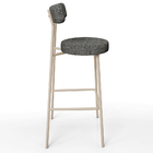 Kit 03 Banquetas Alta Bar Cozinha Sala De Jantar Aço Milão Ar