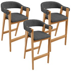 Kit 03 Banquetas Alta Bar Cozinha Sala De Jantar Bar Nadja L0