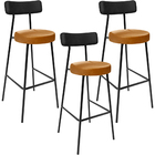 Kit 03 Banquetas Alta Bar Cozinha Sala De Jantar Milão L02 Co