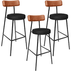 Kit 03 Banquetas Alta Bar Cozinha Sala De Jantar Milão L02 Co