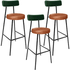 Kit 03 Banquetas Alta Bar Cozinha Sala Jantar Milão L02 Facto