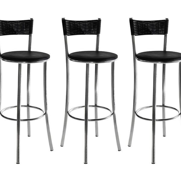 Kit 03 Banquetas Alta Bq13c Com Junco Hks Milani Store