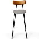 Kit 03 Banquetas Alta Cozinha Sala Jantar Aço Milão L02 Courí