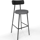 Kit 03 Banquetas Alta Cozinha Sala Jantar Milão L02 Couríssim