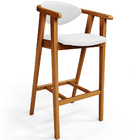 Kit 03 Banquetas Alta Para Cozinha Bancada Bar Sala De Jantar