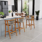 Kit 03 Banquetas Alta Para Cozinha Bancada Bar Sala De Jantar