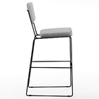 Kit 03 Banquetas Alta Para Cozinha Sala De Jantar Base Aço Fi