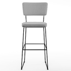 Kit 03 Banquetas Alta Para Cozinha Sala De Jantar Base Aço Fi