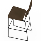 Kit 03 Banquetas Alta Para Cozinha Sala De Jantar Base Em Aço