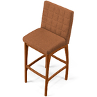 Kit 03 Banquetas Alta Para Cozinha Sala De Jantar Fixa Mila L