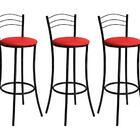 Kit 03 Banquetas Alta Stell Bq10 Hks Milani Store