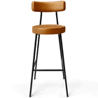 Kit 03 Banquetas Altas Bar Sala De Jantar Estrutura Em Aço Mi