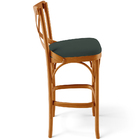 Kit 03 Banquetas Altas Cozinha Bancada Bar Sala Jantar Estofa