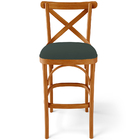 Kit 03 Banquetas Altas Cozinha Bancada Bar Sala Jantar Estofa