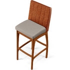 Kit 03 Banquetas Altas Cozinha Sala De Jantar Fixa Mila L02 C