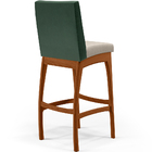 Kit 03 Banquetas Altas Cozinha Sala De Jantar Fixa Mila L02 F