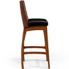 Kit 03 Banquetas Altas Cozinha Sala Jantar Fixa Mila L02 Cour