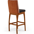 Kit 03 Banquetas Altas Cozinha Sala Jantar Fixa Mila L02 Cour