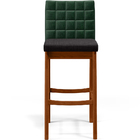 Kit 03 Banquetas Altas Cozinha Sala Jantar Fixa Mila L02 Fact