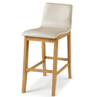 Kit 03 Banquetas Altas Estofada Para Cozinha Sala De Jantar F