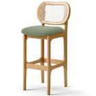 Kit 03 Banquetas Altas Para Cozinha Bancada Sala Tela Betta F