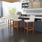 Kit 03 Banquetas Altas Para Cozinha Sala De Jantar Fixa Alya