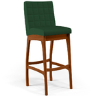 Kit 03 Banquetas Altas Para Cozinha Sala De Jantar Fixa Mila