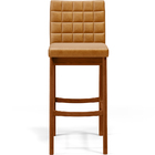 Kit 03 Banquetas Altas Para Cozinha Sala De Jantar Fixa Mila