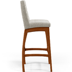 Kit 03 Banquetas Altas Para Cozinha Sala De Jantar Fixa Mila