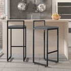 Kit 03 Banquetas Altas Para Cozinha Sala De Jantar Hanna L02