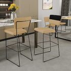 Kit 03 Banquetas Altas Sala De Jantar Allana L02 Faixa Facto