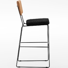 Kit 03 Banquetas Altas Sala De Jantar Fixa Allana L02 Couríss