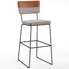 Kit 03 Banquetas Altas Sala De Jantar Fixa Allana L02 Faixa C