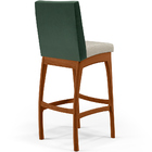 Kit 03 Banquetas Altas Sala De Jantar Fixa Mila L02 Facto Ver