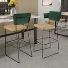 Kit 03 Banquetas Altas Sala Jantar Fixa Allana L02 Facto Verd