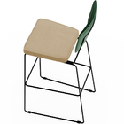 Kit 03 Banquetas Altas Sala Jantar Fixa Allana L02 Facto Verd