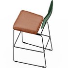 Kit 03 Banquetas Altas Sala Jantar Fixa Allana L02 Facto Verd