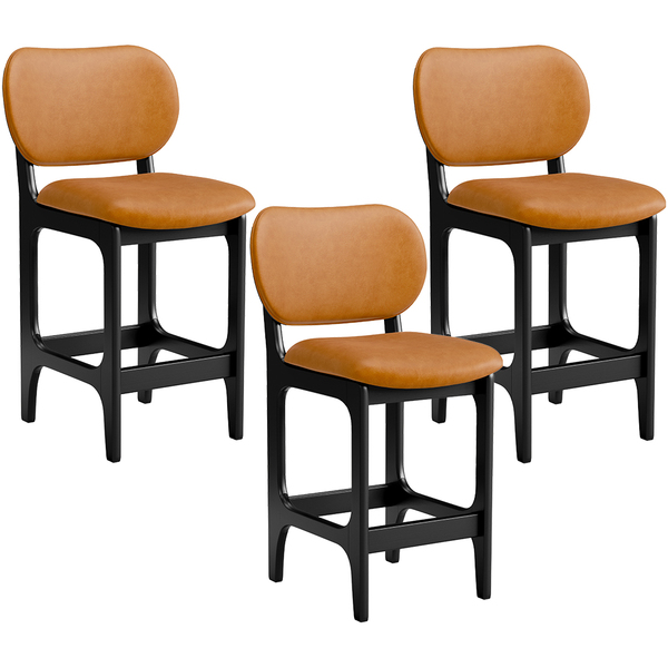 Kit 03 Banquetas Baixa Bar Cozinha E Sala De Jantar Fixa Bett