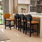 Kit 03 Banquetas Baixa Bar Cozinha E Sala De Jantar Fixa Bett