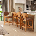 Kit 03 Banquetas Baixa Bar Cozinha E Sala De Jantar Fixa Bett