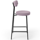 Kit 03 Banquetas Baixa Bar Cozinha Sala De Jantar Em Aço Milã